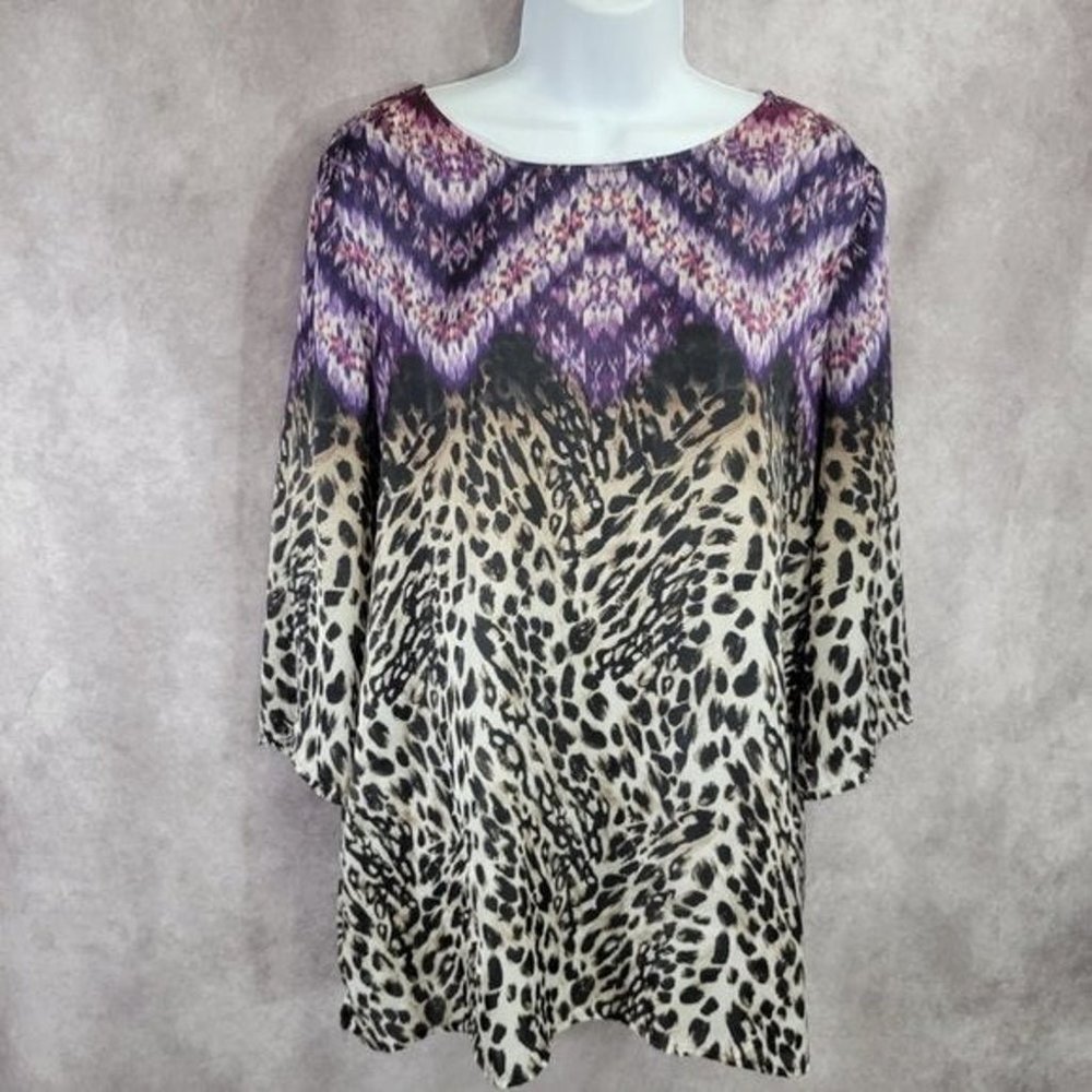 Chico's Soft Lightweight Casual Blouse size Large